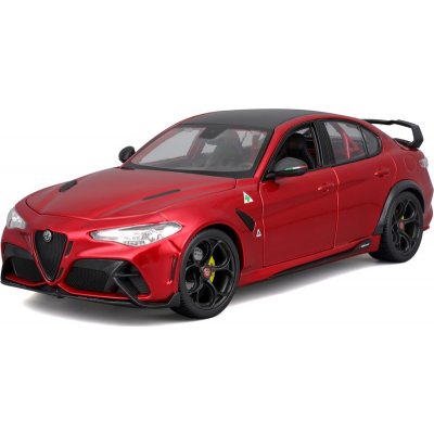 Bburago Plus Alfa Romeo Giulia GTA Metalická červená 1:18 – Zboží Mobilmania