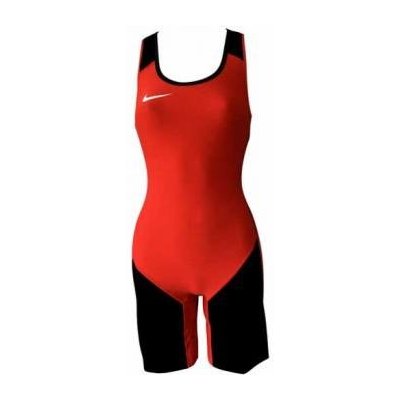 Nike Weightlifting Singlet red black