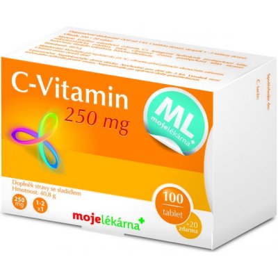 Moje Lékárna Vitamin C 250 mg 120 tablet – Zbozi.Blesk.cz