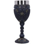 Kalich Nemesis Now Baphomet, pryskyřice, s vložkou z nerezové oceli, 23 cm, černý – Sleviste.cz