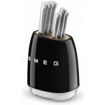 Smeg SMEG blok s noži 6 ks černá KBSF02BL – Zboží Mobilmania
