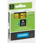 Dymo 45018 černý tisk/žlutý podklad, 7m, 12mm – HobbyKompas.cz