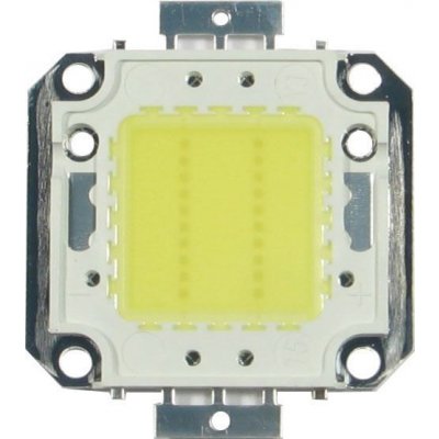 Epistar LED 20W , teplá bílá 3000K, 2200lm/600mA,120°, 30-32V – Zboží Dáma