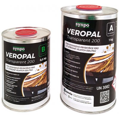VEROPAL Transparent 200 1,5kg čirá epoxidová pryskyřice – Zboží Mobilmania