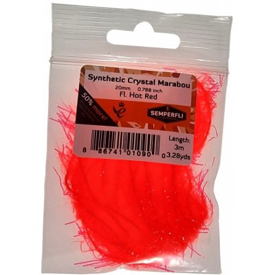 Semperfli Syntetické Marabou Synthetic Crystal Marabou Fl Hot Red – Hledejceny.cz