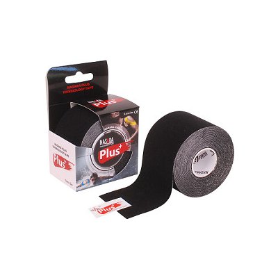 Nasara Plus Kinesiology Tape černá 5cm x 5m – Zbozi.Blesk.cz