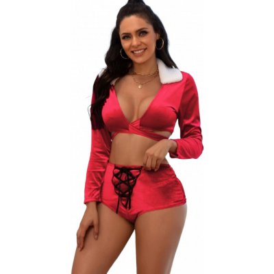 Sametový komplet Christmas Cutie – Zboží Dáma