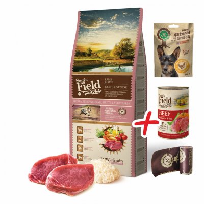 Sam's Field Low Grain Light & Senior Lamb & Rice 13 kg – Zboží Dáma