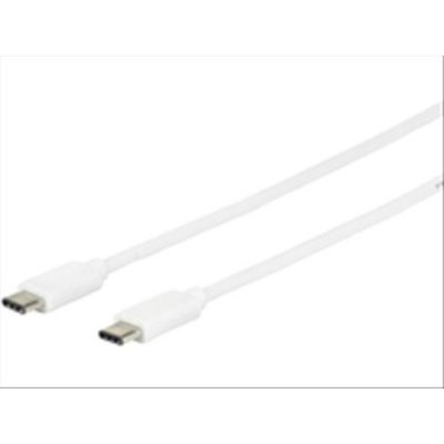 eSTUFF ES84050-1M-WHITE USB 3.1, USB-C (M) - USB-C (M), 1m, bílý