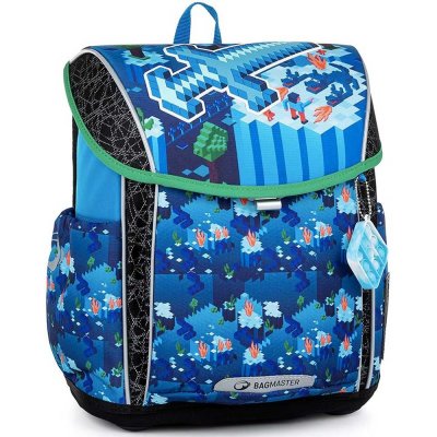 Bagmaster aktovka Minecraft PRIM 22 D Blue – Zbozi.Blesk.cz