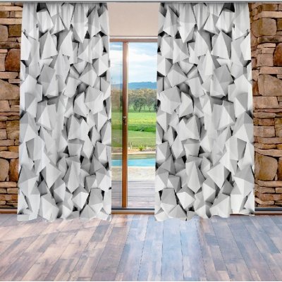 IMPAR Závěsy Octahedron (Rozměr : 140x250, Materiál: Interlock) – Zboží Mobilmania