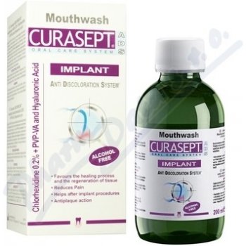 Curasept IMPLANT ústní voda 0,20% CHX 200 ml