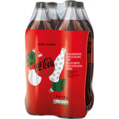 Coca Cola zero 4 x 1,5 l – Zboží Dáma
