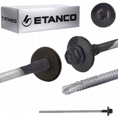 ETANCO samovrtné šrouby GTR6 pro sendvičové panely 100 Ks 150mm RAL7016 – Hledejceny.cz