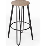 Blumfeldt Židle Bistro Hamilton 1 ks 33cm Dřevěný ocelový rám Mahagon – Hledejceny.cz