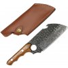 Kuchyňský nůž UG Grill Nůž Kiritsuke 14,3 26 cm Nerezová ocel Wenge dřevo