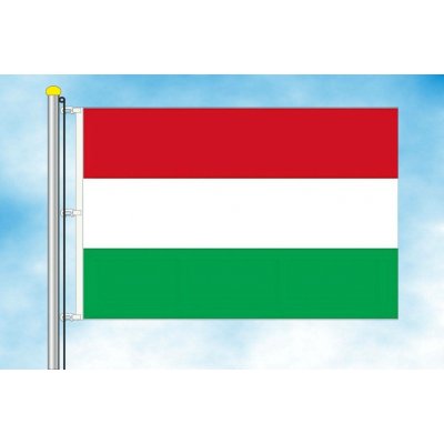 LIBEA, s.r.o. Vlajka Maďarska Rozměr: 60×90 cm, Uchycení: Karabiny na stožár – Hledejceny.cz