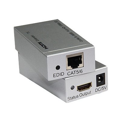 PREMIUMCORD HDMI extender na 60m přes jeden kabel Cat5e/Cat6 - khext60-1 khext60-1 – Hledejceny.cz