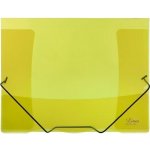 Sloha s gumou průhledná Lines žlutá – Zboží Živě