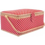 Orion Kazeta na šití červená 24 x 18 cm 154021 – Zboží Dáma