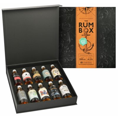1423 Aps The Rum Box Turquoise Edition 41,2% 10 x 0,05 l (set) – Zboží Mobilmania