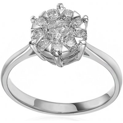 iZlato Forever Briliantový zásnubní prsten z kolekce Tokyo s diamantem IZBR748A – Zboží Mobilmania