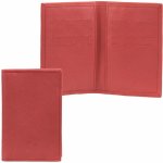 3KBH Kožené pouzdro na doklady 0141 červené – Zboží Živě