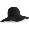 Klobouk Beechfield Dámský slaměnný klobouk Marbella s širokou krempou černá
