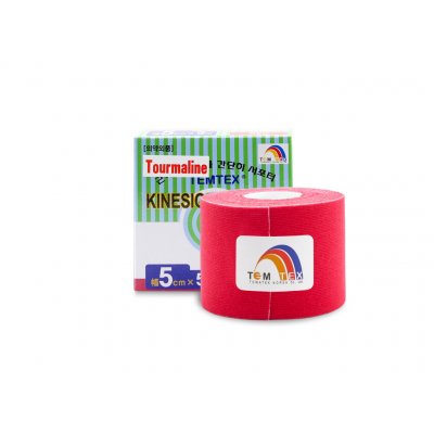Temtex kinesio tape Tourmaline červená 5 cm x 5 m – Hledejceny.cz