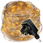 Nexos Světelný řetěz s časovačem 200 LED teplá bílá DS40207095 – Hledejceny.cz