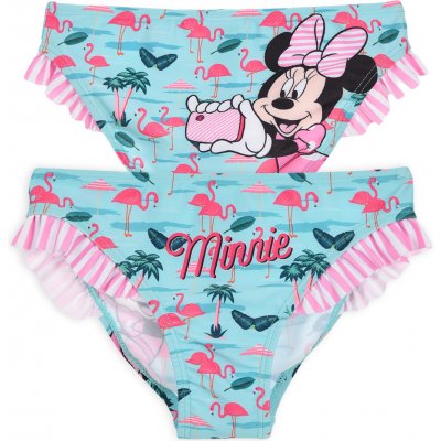 Dívčí plavky Disney Minnie Plameňáci zelené – Zbozi.Blesk.cz