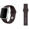 Řemínek k chytrým hodinkám Crested Šedý silikonový řemínek pro Apple Watch 42, 44 a 45 mm YACZ-Y870