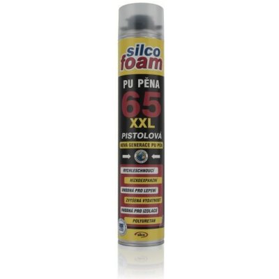 SILCO 65XXL nízkoexpanzní pistolová 880 ml – Zboží Mobilmania