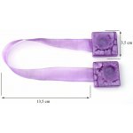 EUROFIRANY SADA 2KS DEKORAČNÍ SPONA NA ZÁVĚS 16 S MAGNETEM FIALOVÁ – Sleviste.cz