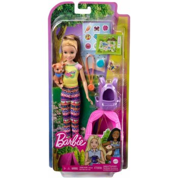 Barbie DreamHouse Adventure kempující sestra se zvířátkem Stacie™