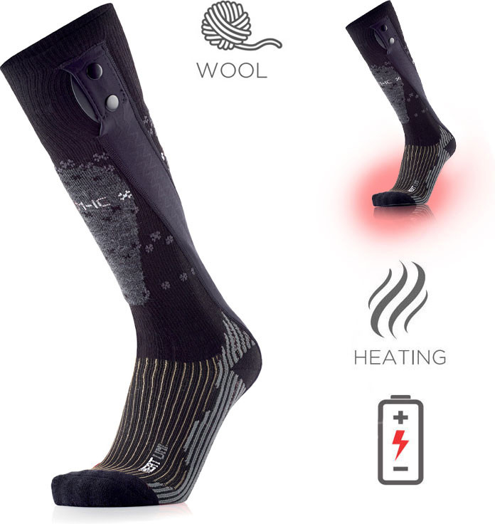 Therm-ic Vyhřívané ponožky Powersocks Heat V2 Černá