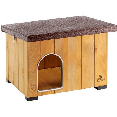 Ferplast Baita 80 dřevěná bouda pro psy 102 x 70 x 65,5 cm – HobbyKompas.cz