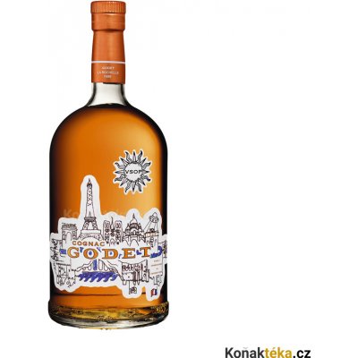 Godet VSOP 40% 1 l (holá láhev) – Sleviste.cz