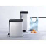 Curver Slim Bin 25 l stříbrný – Hledejceny.cz