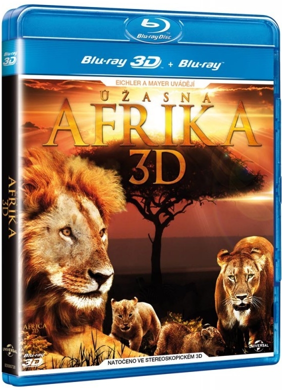 ÚŽASNÁ AFRIKA 3D BD