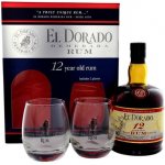 El Dorado 12y 40% 0,7 l (dárkové balení 1 sklenice) – Hledejceny.cz