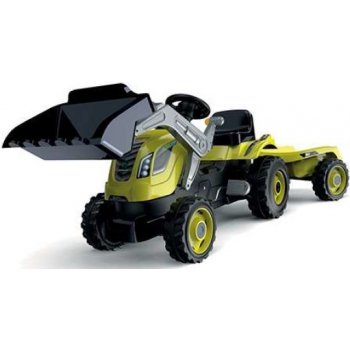 Smoby Farmer Max 710109 Traktor s nakladečem a přívesem