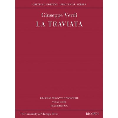 Giuseppe Verdi La Traviata noty, zpěv, klavír