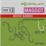 Korum Xpert Maggot Hooks Micro-Barbed vel.12 10 ks – Zboží Dáma
