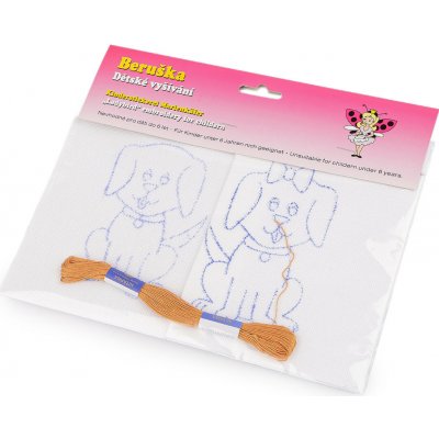 Stoklasa Dětské vyšívání s předtištěným motivem 2 ks Pejsci – Zbozi.Blesk.cz