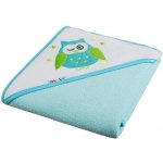 Akuku osuška s kapucí 80x80cm SOVIČKA TYRKYSOVÁ – Zboží Dáma