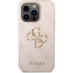 Pouzdro Guess PU 4G Metal Logo iPhone 15 Pro růžové – Zboží Živě