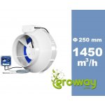 Prima Klima 250 mm 1450 m³/h regulace teploty EC motor – Hledejceny.cz