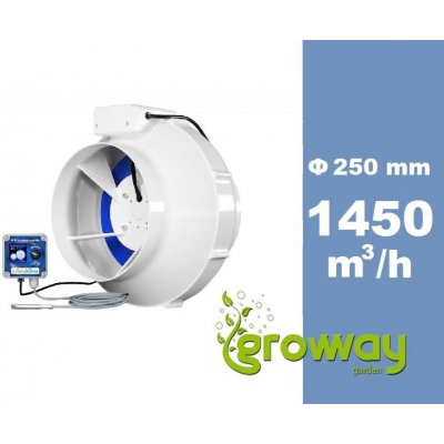 Prima Klima 250 mm 1450 m³/h regulace teploty EC motor – Hledejceny.cz