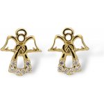 Pattic zlaté náušnice Anděl LOMT244204Y – Zbozi.Blesk.cz
